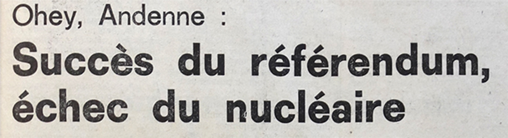 Première page du journal La Cité du 2 octobre. La Cité, lundi 2 octobre 1978 », 28e année, N° 229, p. 1.